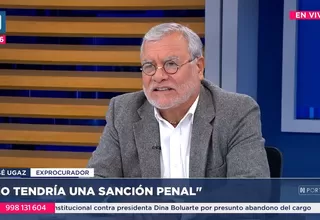 José Ugaz: Es una presidenta que patológicamente miente