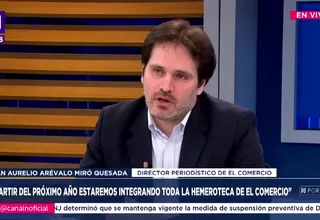 Juan Aurelio Arévalo Miró Quesada: El 2024 se registraron más de 290 agresiones contra periodistas