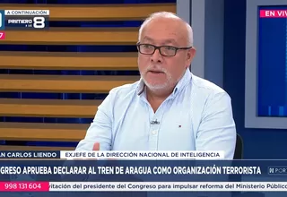 Juan Carlos Liendo: Son 4 países declararon al Tren de Aragua como organización terrorista