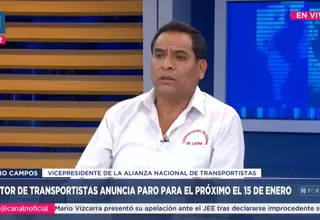 Julio Campos: Realizaremos una asamblea el martes