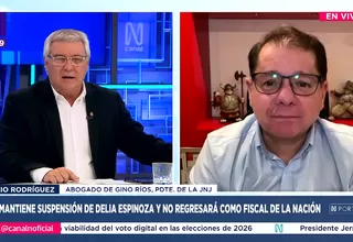 Julio Rodríguez: La JNJ sí ha cumplido la medida cautelar que ordena reponer a Delia Espinoza