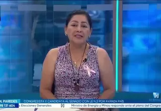 Karol Paredes: Exposición del ministro de Energía y Minas no ha sido satisfactoria