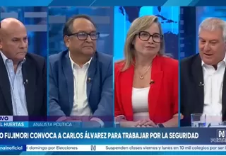 Keiko Fujimori convoca a Carlos Álvarez para trabajar por la seguridad