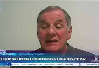 León Trahtemberg sobre el bullying: Esto se previene desde la infancia. Desde chicos deben aprender a controlar impulsos, a tomar pausas y pensar