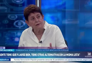 Lourdes Alcorta: La gente no tiene idea cómo votar