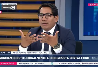 Luis Castro: No hay evidencia contra Kelly Portalatino en la contratación de una allegada en el Congreso