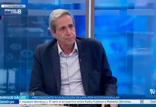 Luis Enrique Gálvez: La precandidatura de Alberto Tejada es la impostora