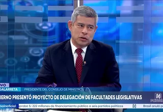 Luis Galarreta: La delegación de facultades legislativas ha ido caminando técnicamente