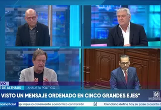 Luis Galarreta expuso la política general del Gobierno ante la Cámara de Diputados