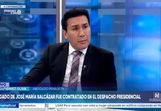 Luis Gutiérrez Oliva sobre abogado del presidente Balcázar: El delito que podría tener fuerza es el de negociación incompatible