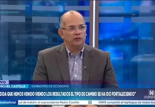 Luis Miguel Castilla: Vamos a retomar una tasa de crecimiento de alrededor del 3.5%