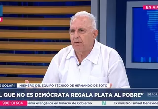 Luis Solari: Cuando uno se mete a política, tiene que estar listo para todo