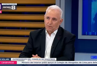 Luis Solari: No hay dinero para inteligencia operativa