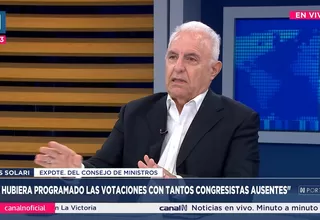Luis Solari: Sagasti sería un excelente senador 