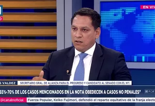Luis Valdez: Somos bastante estrictos a la hora de evaluar a nuestros candidatos