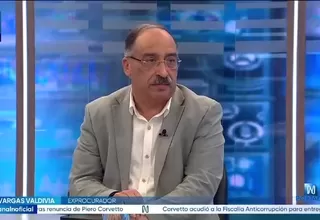 Luis Vargas Valdivia: No procede la renuncia del jefe de la ONPE cuando estamos en proceso electoral