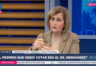 Luz Pacheco: Le dijimos a Antauro Humala que el TC no define inocencia o culpabilidad