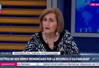 Luz Pacheco sobre Urrestri: Sí hubo vulneración del debido proceso