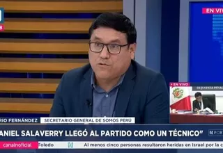 Mario Fernández: Cuando Vizcarra se inscribió como candidato en Somos Perú, no se sabía que se había vacunado