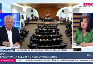 Martha Chávez sobre Renovación Popular: Tienen una campaña agresiva con cálculo político