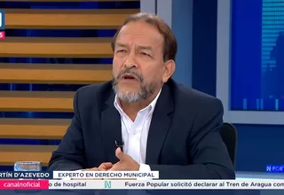 Martin D'azevedo: Desde hace 10 años el Centro de Lima es un polvorín