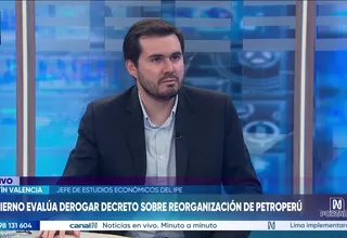 Martín Valencia: Apoyo a Petroperú suma S/ 25 000 millones desde 2013