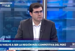 Martín Valencia: Lima, en los últimos tres años, había estado en un segundo puesto en las regiones más competitivas