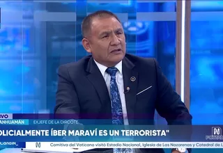 Max Anhuamán: Policialmente, Íber Maraví es un terrorista