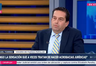 Miguel Torres: A veces tratan de hacer acrobacias jurídicas