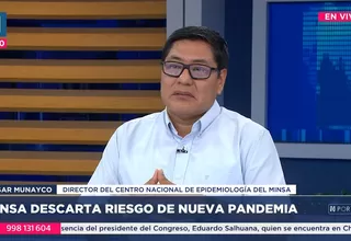 Minsa descarta riesgo de nueva pandemia 