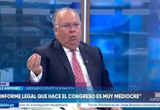 Natale Amprimo: El cargo de senador es irrenunciable