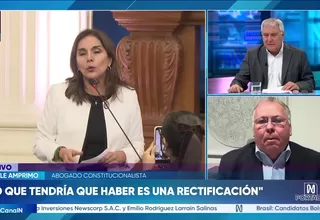 Natale Amprimo: El Ejecutivo debió devolver la norma para que la corrijan