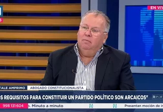 Natale Amprimo: El JNE debería disponer de oficina de una auditoría