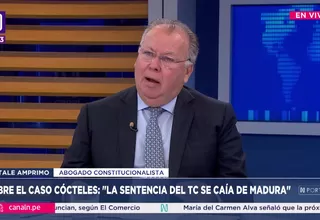 Natale Amprimo: La sentencia del TC por el caso Cócteles se caía de madura