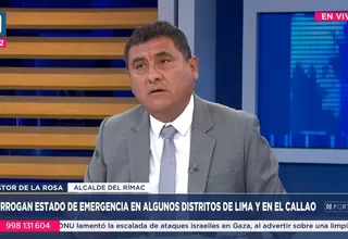 Néstor de la Rosa: Destinaron S/ 5 millones para seguridad ciudadana en el Rímac