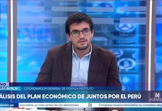 Nicolás Besich: Plan de JPP sugiere un quiebre del modelo económico que tiene el país