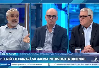 ONU: El Niño alcanzará su máxima intensidad en diciembre