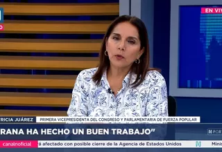 Patricia Juárez: Por lo menos hubo ánimo de cambiar el Gabinete