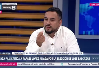 Paul García: Avanza País votó por Maricarmen Alva 