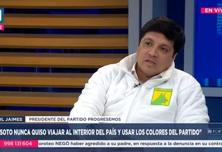 Paul James: No sabíamos que De Soto iba a sacar un comunicado