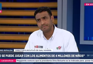 Pedro Ripalda: No se puede jugar con los alimentos de cuatro millones de niños