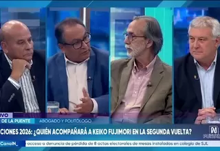¿Quién acompañará a Keiko Fujimori en la segunda vuelta?