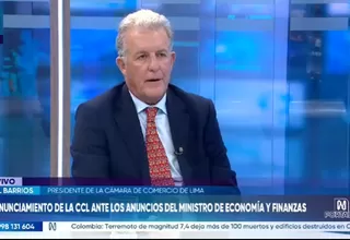 Raúl Barrios: Queremos la reducción del Estado