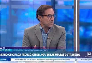Roberto Vélez: Nuestro país tiene las multas de tránsito más caras del mundo