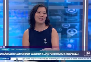 Romy Chang: Como jefe de la ONPE tenía la obligación de nombrar personas adecuadas