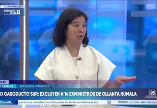 Romy Chang: La Fiscalía no ha sindicado bien el acto de concertación de exministros de Humala