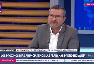 Ronald Atencio: Proponemos una transformación de la política peruana