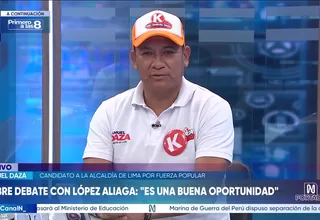 Samuel Daza sobre Rafael López Aliaga: Es un alcalde que todo lo ha hecho a medias