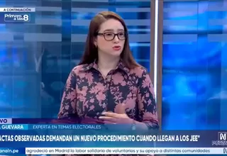 Silvia Guevara: En las elecciones del 2021 la proclamación demoró 43 días