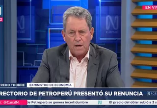 Thorne cuestionó que no se corrijan las pérdidas de cerca de $ 1000 millones anuales de Petroperú